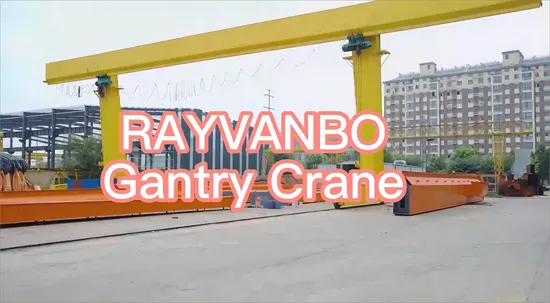 専門家によってカスタマイズされた頑丈な単一の桁の二重桁のレール ガントリー クレーン 200/10 トン