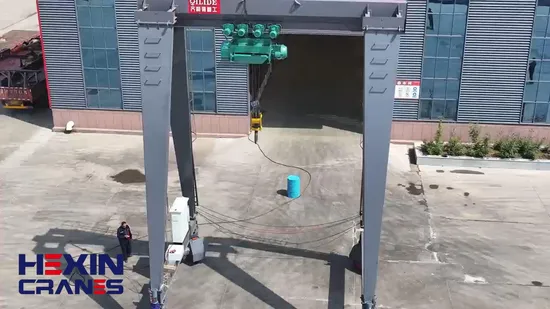 ゴム タイヤ ガントリー クレーン 10 トン ガントリー クレーン価格 RTG